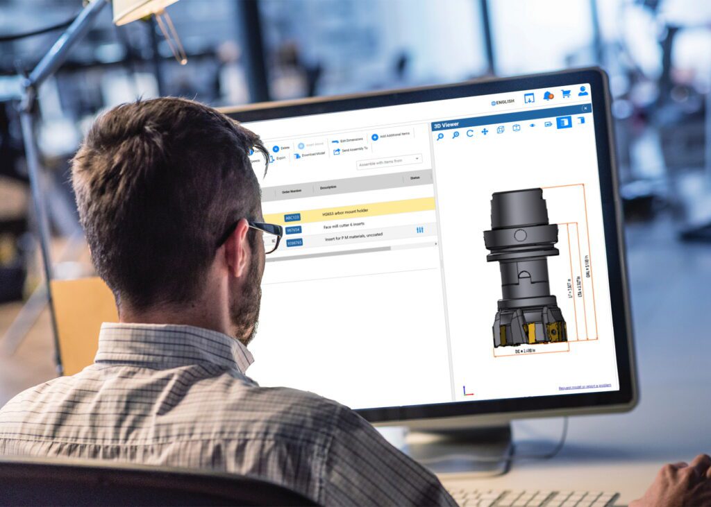 MachiningCloud app screen view